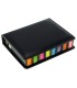 Set de Notas Adhesivas de PU Negro