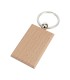 Llavero Rectangular de Madera